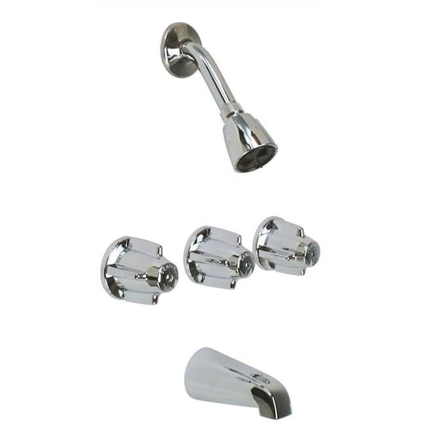 Central Brass Central Brass 0868-Z Central Brass 3-Valve Tub/Shwr Set No 0868-Z 70-0868 - main